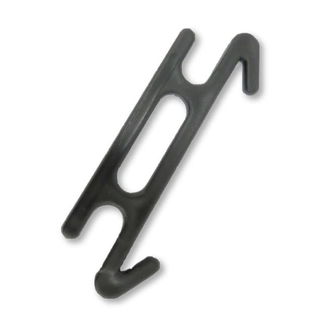 Black plastic trellising hook